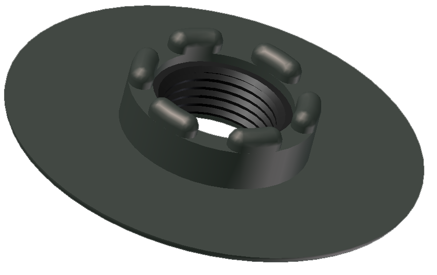 Product - Flush Flange<br/> Cementable Neoprene