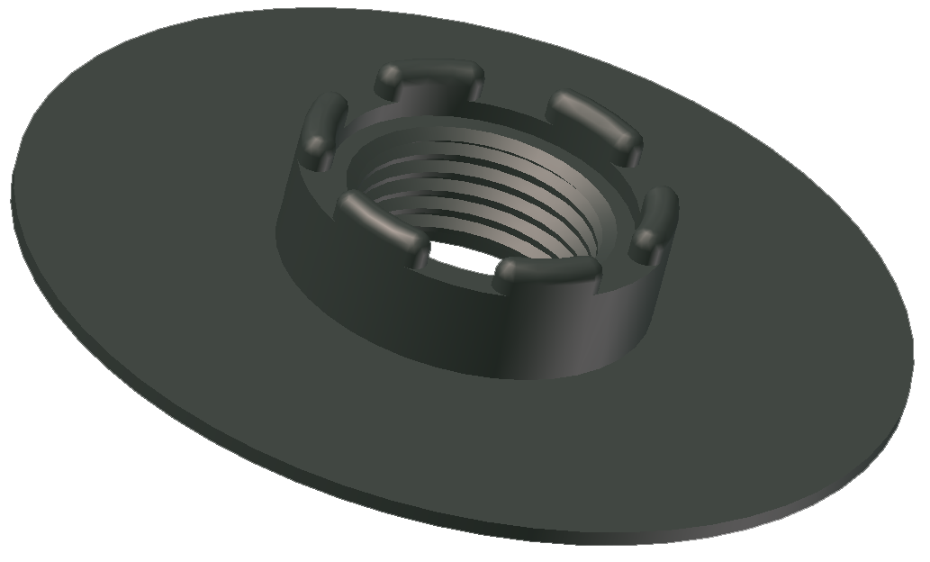 Product - Flush Flange<br/>Heat Sealable Urethane